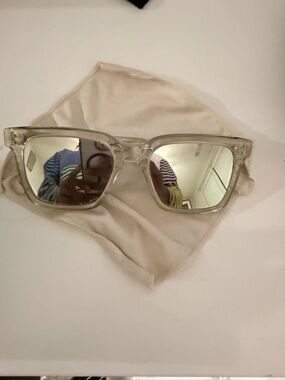 DITA sequoia sunglasses Clear Frame Mirrored Sunglasses - Silver Lenses